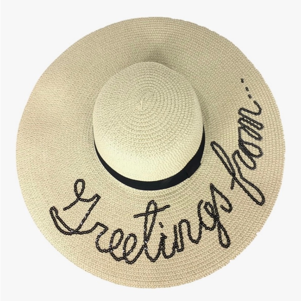 Women’s Wide Brim Straw Sun Hat